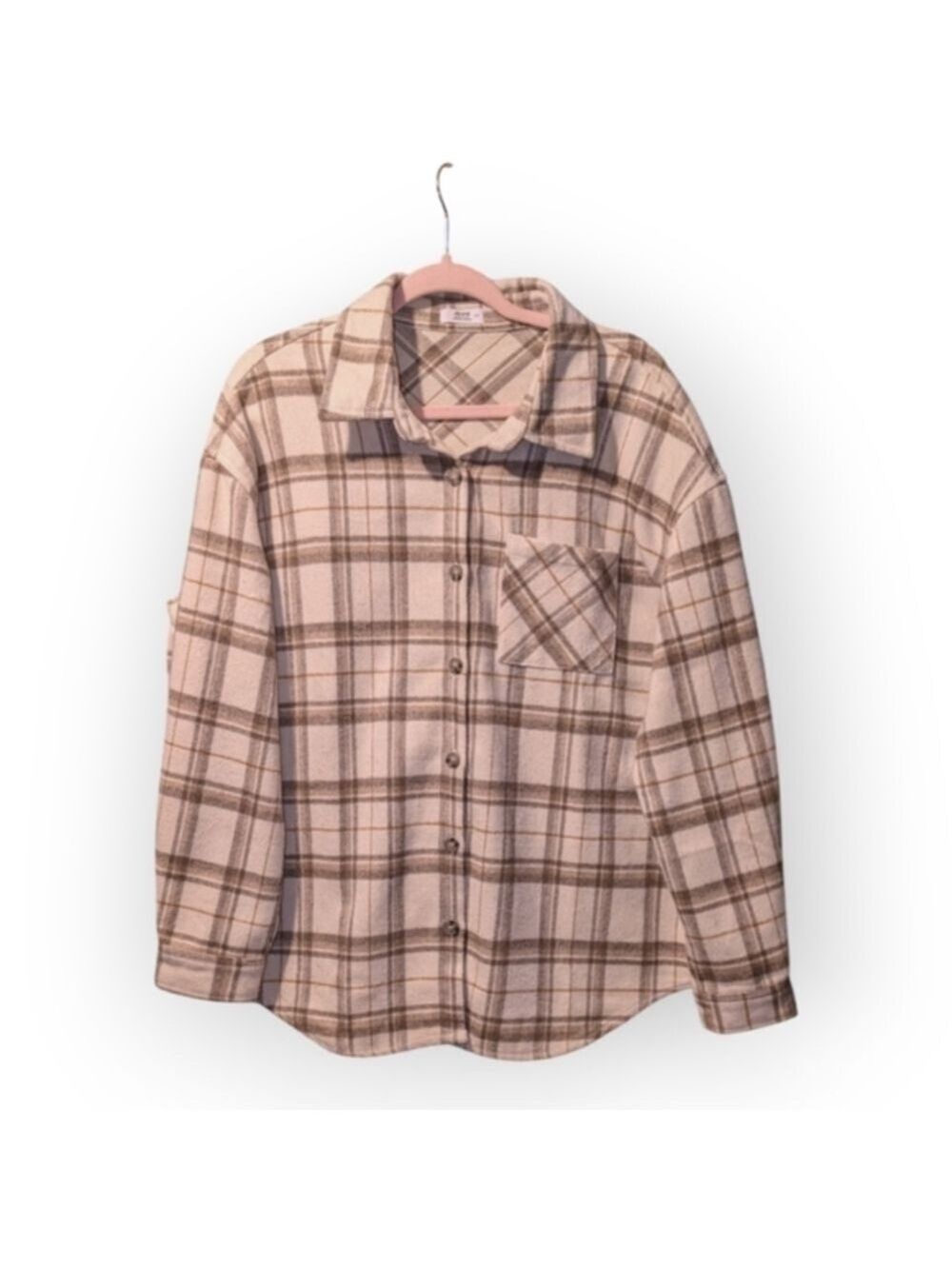 L • Ardene • Plaid Lightweight Shacket